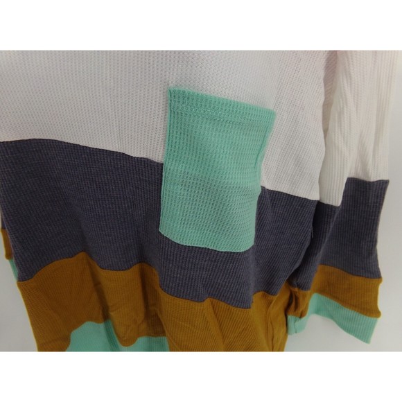 Lovely Melody womens long sleeve waffle knit top size Small - Picture 2 of 7